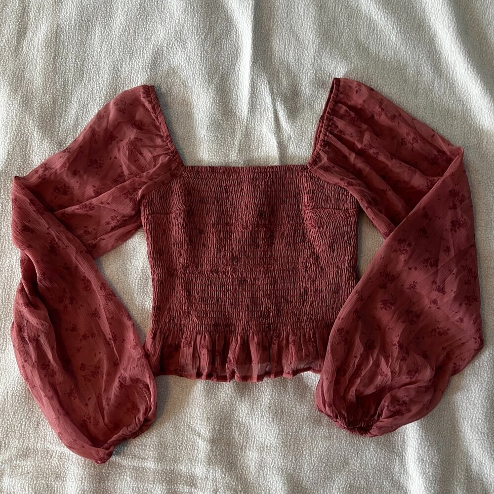 Hollister - Smocked Shirt / Size XS